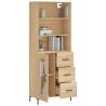 Elegant Highboard Sonoma Oak - Stylish Storage Solution | HipoMarket