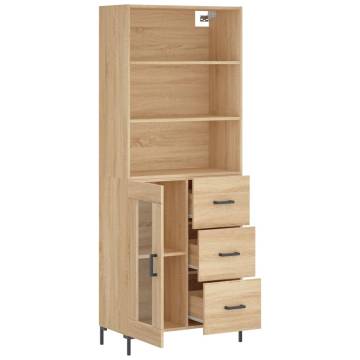 Elegant Highboard Sonoma Oak - Stylish Storage Solution | HipoMarket