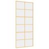 Sliding Door Gold 90x205 cm – Clear ESG Glass & Aluminium