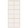 Sliding Door Gold 90x205 cm – Clear ESG Glass & Aluminium