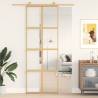 Sliding Door Gold 76x205 cm Clear ESG Glass and Aluminium Colour gold Size 76 x 205 cm Quantity in Package 1 Model transparent 