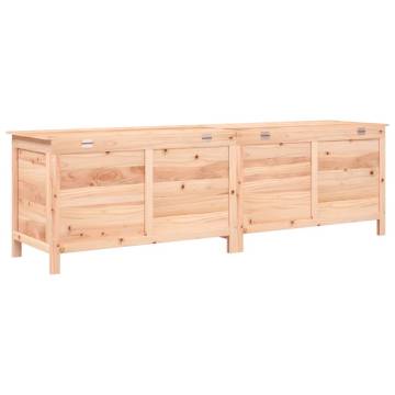 Durable Garden Storage Box - Solid Wood Fir | HipoMarket UK