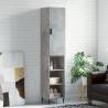 Highboard Concrete Grey 34.5x34x180 cm Engineered Wood Colour concrete grey Quantity in Package 1 Model 1 door 