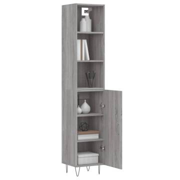 Stylish Highboard Grey Sonoma 180 cm | Durable & Elegant