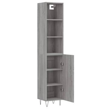 Stylish Highboard Grey Sonoma 180 cm | Durable & Elegant