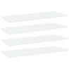 Bookshelf Boards 4 pcs White 100x40x1.5 cm Engineered Wood Colour white Size 100 x 40 x 1.5 cm Quantity in Package 4 