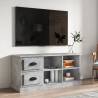 TV Cabinet Concrete Grey 102x35.5x47.5 cm Engineered Wood Colour concrete grey Quantity in Package 1 Width 102 cm 