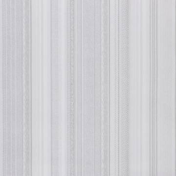 3D Strip Pattern Grey Wallpaper | Elevate Your Home Design