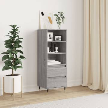 Highboard Grey Sonoma 40x36x110 cm - Stylish Storage Solution