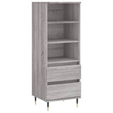 Highboard Grey Sonoma 40x36x110 cm - Stylish Storage Solution