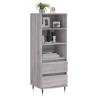 Highboard Grey Sonoma 40x36x110 cm - Stylish Storage Solution