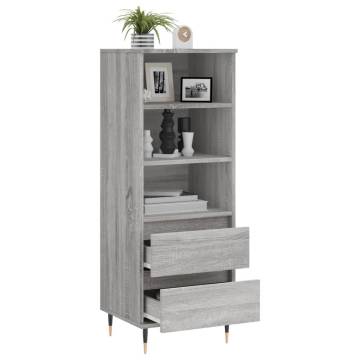 Highboard Grey Sonoma 40x36x110 cm - Stylish Storage Solution