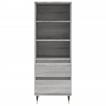 Highboard Grey Sonoma 40x36x110 cm - Stylish Storage Solution