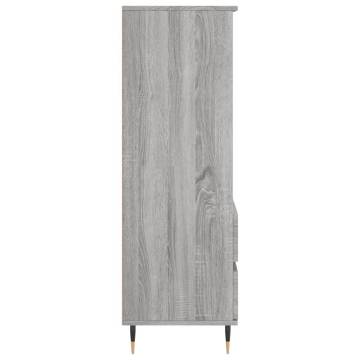 Highboard Grey Sonoma 40x36x110 cm - Stylish Storage Solution