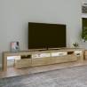 TV Cabinet with LED Lights - Sonoma Oak | Stylish & Functional