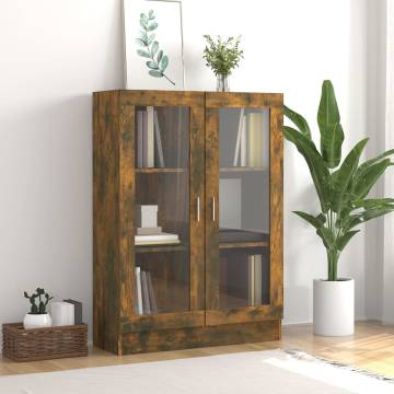 Vitrine Cabinet Smoked Oak - Stylish & Practical Storage