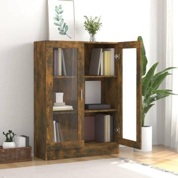 Vitrine Cabinet Smoked Oak - Stylish & Practical Storage