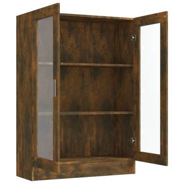 Vitrine Cabinet Smoked Oak - Stylish & Practical Storage