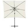 Cantilever Umbrella with Double Top Sand 250x250 cm - Buy Now