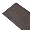 Self-Adhesive PVC Flooring Planks - Dark Brown - 5.02 m²