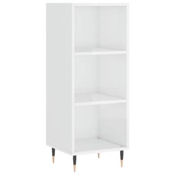 Highboard High Gloss White - Stylish Storage Solution | HipoMarket