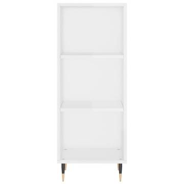 Highboard High Gloss White - Stylish Storage Solution | HipoMarket