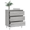 Stylish Grey Sonoma Sideboard - 60x35x70 cm | HipoMarket