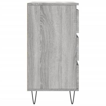 Stylish Grey Sonoma Sideboard - 60x35x70 cm | HipoMarket