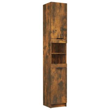 Bathroom Cabinet Smoked Oak - Stylish Storage Solution