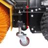 Multifunctional Petrol-powered Snow Plough/Sweeper Set - 6.5HP