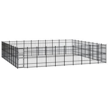 Outdoor Dog Kennel Steel 82.94 m² - Durable & Secure