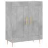 Elegant Highboard Concrete Grey - 69.5x34x180 cm | HipoMarket