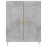 Elegant Highboard Concrete Grey - 69.5x34x180 cm | HipoMarket