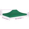 Green Party Tent Roof 4x3 m - Durable & Weather Resistant