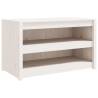 Outdoor Kitchen Cabinets 4 pcs - White Solid Pine Wood