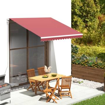 Replacement Awning Fabric Burgundy Red 3x2.5 m | Hipomarket