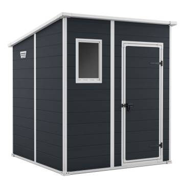 Keter Manor Pent 66 Dark Grey Garden Shed | Durable & Compact