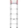 Hailo Telescopic Ladder FlexLine 260 - Adjustable Aluminium Ladder