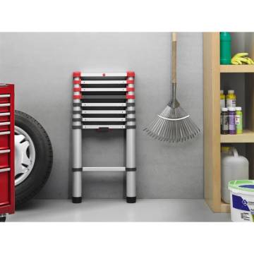 Hailo Telescopic Ladder FlexLine 260 - Adjustable Aluminium Ladder