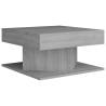 Stylish Grey Sonoma Coffee Table - 57x57x30 cm