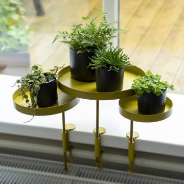 Esschert Design Plant Tray with Clamp - Gold S for Your Home