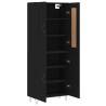 Stylish Highboard in Black - 69.5x34x180 cm | HipoMarket