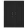 Stylish Highboard in Black - 69.5x34x180 cm | HipoMarket