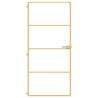 Interior Door Slim Golden 93x201.5 cm | Elegant Tempered Glass