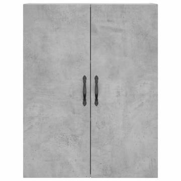 Highboard Concrete Grey 69.5x34x180 cm - Stylish Storage Solution