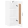 Elegant Wall Mounted Cabinet - White Engineered Wood | Hipomarket