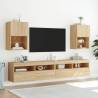 TV Cabinets with LED Lights 2 pcs Sonoma Oak 40.5x30x60 cm Colour sonoma oak Quantity in Package 2 Height 60 cm Width 40.5 cm 