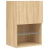 TV Cabinets with LED Lights - 2 Pcs Sonoma Oak | Hipo Market