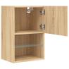 TV Cabinets with LED Lights - 2 Pcs Sonoma Oak | Hipo Market