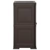 Plastic Cabinet 79x43x85.5 cm - Brown Wood Design